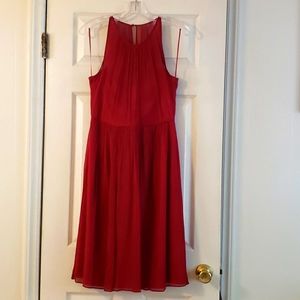 J CREW Deep fuschia crepe dress, size 6